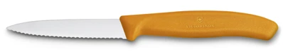 Kuchynský nôž Victorinox SwissClassic zubkovaná čepeľ 8cm 6.7636.L119 oranžový