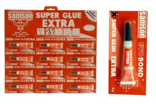 Sekundové lepidlo Samson Super Glue Extra 3g 6699