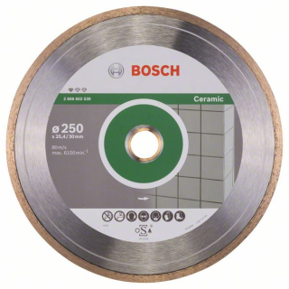 Bosch Diamantový rezací kotúč Standard for Ceramic 250 x 30+25,40 x 1,6 x 7 mm 1ks 2608602539