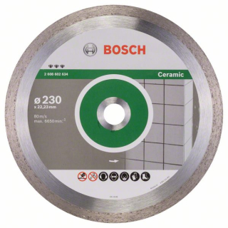 Bosch Diamantový rezací kotúč Best for Ceramic 230 x 22,23 x 2,4 x 10 mm 1ks 2608602634