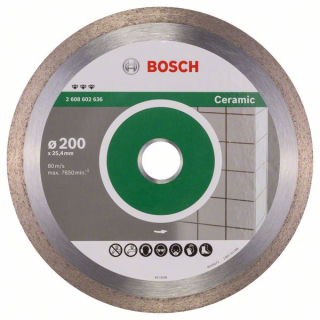 Bosch Diamantový rezací kotúč Best for Ceramic 200 x 25,40 x 2,2 x 10 mm 1ks 2608602636