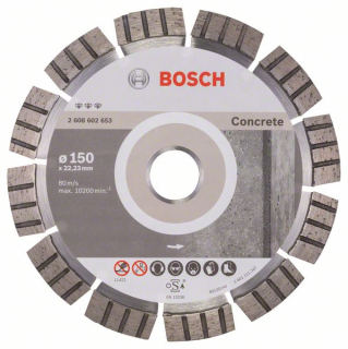 Bosch Diamantový rezací kotúč Best for Concrete 150 x 22,23 x 2,4 x 12 mm 1ks 2608602653