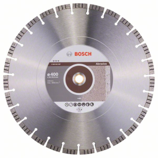 Bosch Diamantový rezací kotúč Best for Abrasive 400 x 20,00+25,40 x 3,2 x 12 mm 1ks 2608602687
