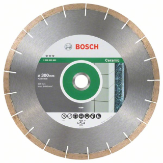 Bosch Diamantový rezací kotúč Best for Ceramic and Stone 300 x 25,40 x 1,8 x 10 mm 1ks 2608603602