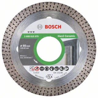 Bosch Diamantový rezací kotúč Best for Hard Ceramic 85x22.23x1.4x7mm 1ks 2608615075