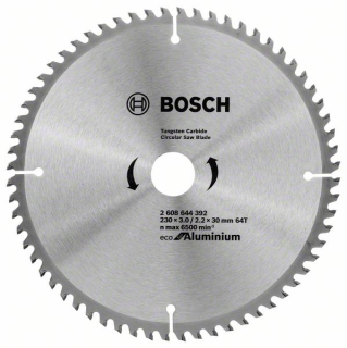 Bosch Pílový kotúč Eco for Aluminium 230x30 64Z 1ks 2608644392