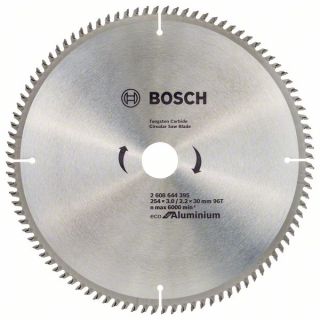 Bosch Pílový kotúč Eco for Aluminium 254x30 96Z 1ks 2608644395