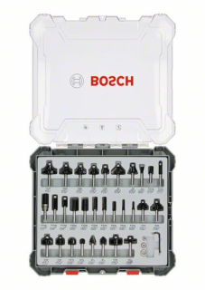 Bosch Sada fréz 30ks, mix, 8 mm stopka 30ks 2607017475