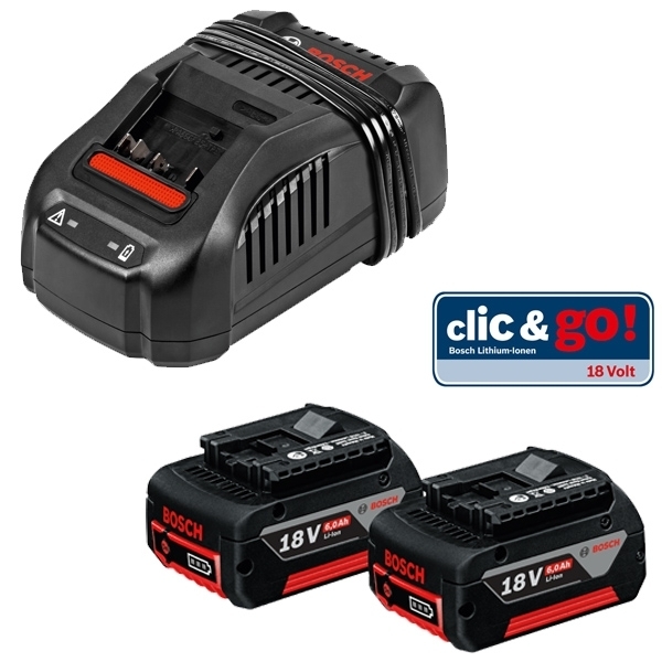 Základná súprava Bosch 2x GBA 18 V 6,0 Ah M-C + GAL 1880 CV 1600A00B8L