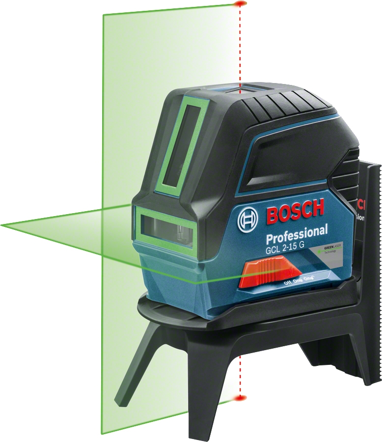 Bodový a čiarový laser Bosch GCL 2-15 G + RM1 + držiak 0601066J00