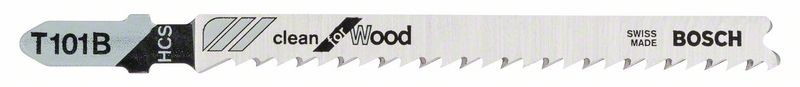 Bosch Pílový list do priamočiarych píl T 101 B Clean for Wood 5ks 2608630030