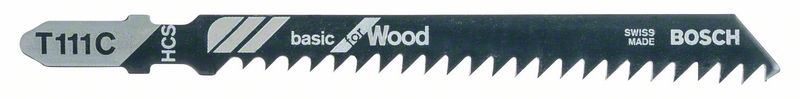Bosch Pílový list do priamočiarych píl T 111 C Basic for Wood 5ks 2608630033