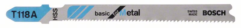 Bosch Pílový list do priamočiarych píl T 118 A Basic for Metal 3ks 2608631507