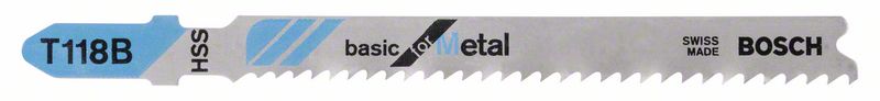 Bosch Pílový list do priamočiarych píl T 118 B Basic for Metal 3ks 2608631673
