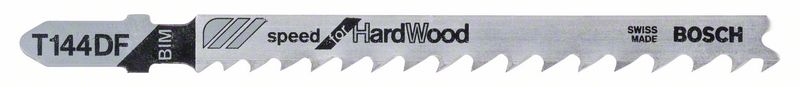 Bosch Pílový list do priamočiarych píl T 144 DF Speed for Hard Wood 5ks 2608634567