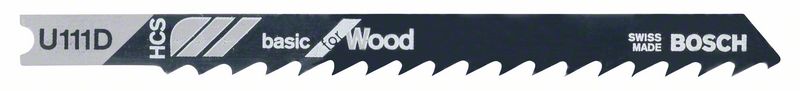 Bosch Pílový list do priamočiarych píl U 111 D Basic for Wood 3ks 2608637559