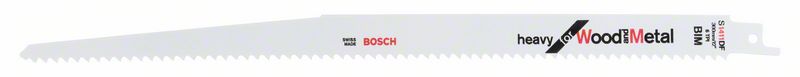 Bosch Pílový list do chvostovej píly S 1411 DF Heavy for Wood and Metal 5ks 2608654763
