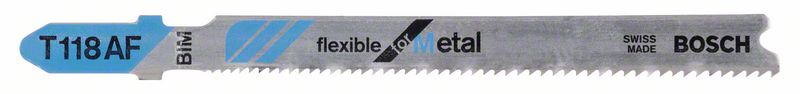 Bosch Pílový list do priamočiarych píl T 118 AF Flexible for Metal 3ks 2608634694