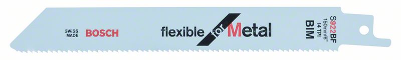 Bosch Pílový list do chvostovej píly S 922 BF Flexible for Metal 2ks 2608656037