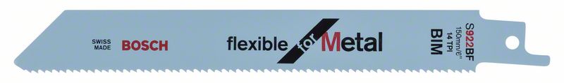 Bosch Pílový list do chvostovej píly S 922 BF Flexible for Metal 5ks 2608656014