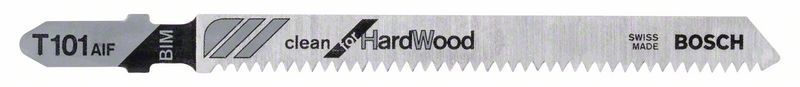 Bosch Pílový list do priamočiarych píl T 101 AIF Clean for Hard Wood 5ks 2608634897