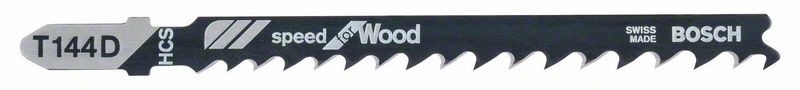 Bosch Pílový list do priamočiarej píly T 144 D Speed for Wood 25ks 2608633625