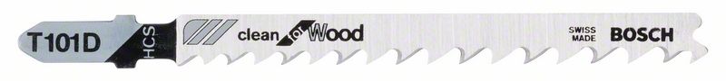 Bosch Pílový list do priamočiarej píly T 101 D Clean for Wood 25ks 2608633577