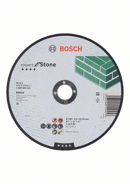 Bosch Rovný rezací kotúč Expert for Stone C 24 R BF, 180 mm, 3,0 mm 1ks 2608600323