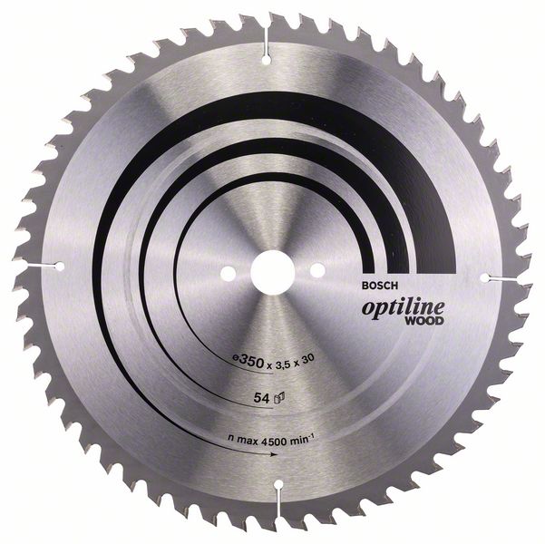 Bosch Pílový kotúč Optiline Wood 350 x 30 x 3,5 mm, 54 1ks 2608640674