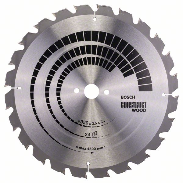 Bosch Pílový kotúč Construct Wood 350 x 30 x 3,5 mm; 24 1ks 2608640692