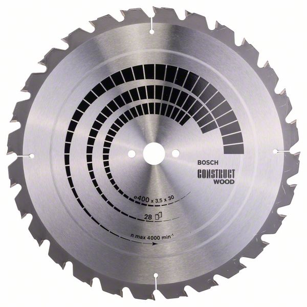 Bosch Pílový kotúč Construct Wood 400 x 30 x 3,5 mm; 28 1ks 2608640693