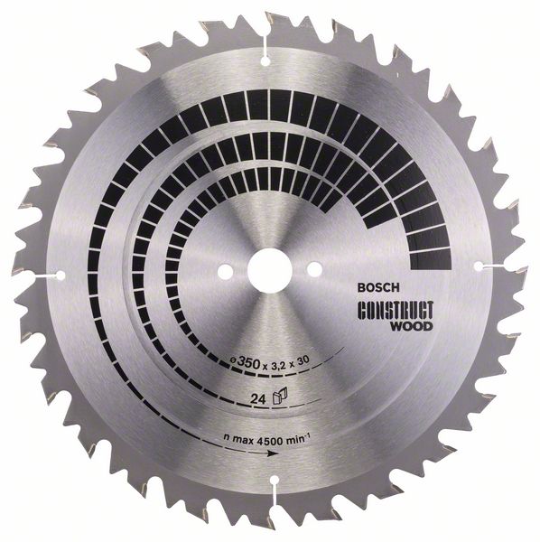 Bosch Pílový kotúč Construct Wood 350 x 30 x 3,2 mm; 24 1ks 2608640702