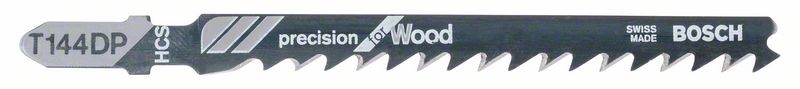 Bosch Pílový list do priamočiarych píl T 144 DP Precision for Wood 5ks 2608633A35