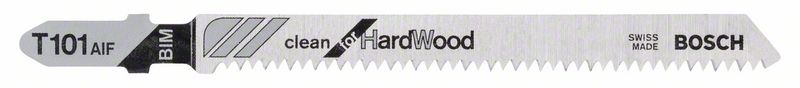 Bosch Pílový list do priamočiarych píl T 101 AIF Clean for Hard Wood 3ks 2608636224