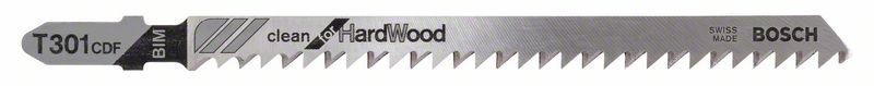 Bosch Pílový list do priamočiarych píl T 301 CDF Clean for Hard Wood 5ks 2608636229