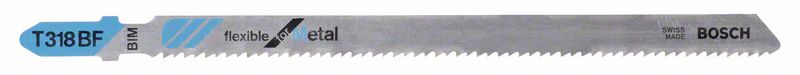 Bosch Pílový list do priamočiarej píly T 318 BF Flexible for Metal 3ks 2608636233