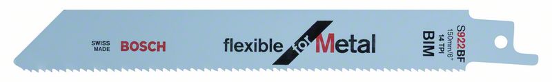 Bosch Pílový list do chvostovej píly S 922 BF Flexible for Metal 25ks 2608657550
