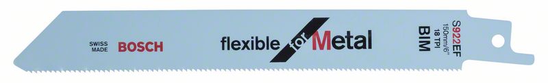 Bosch Pílový list do chvostovej píly S 922 EF Flexible for Metal 25ks 2608657551