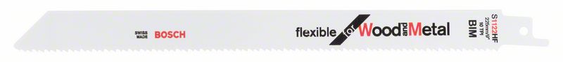 Bosch Pílový list do chvostovej píly S 1122 HF Flexible for Wood and Metal 25ks 2608657560