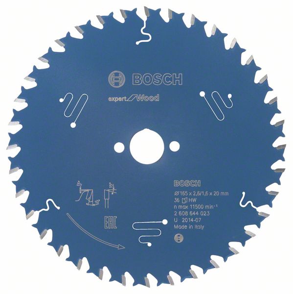 Bosch Pílový kotúč Expert for Wood 165 x 20 x 2,6 mm, 36 1ks 2608644023