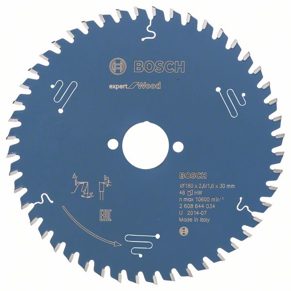 Bosch Pílový kotúč Expert for Wood 180 x 30 x 2,6 mm, 48 1ks 2608644034