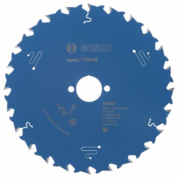 Bosch Pílový kotúč Expert for Wood 200 x 30 x 2,8 mm, 24 1ks 2608644051