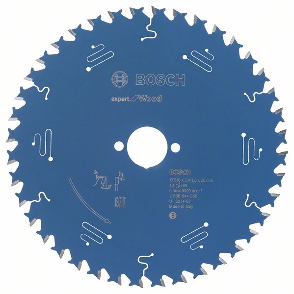 Bosch Pílový kotúč Expert for Wood 210 x 30 x 2,4 mm, 40 1ks 2608644056