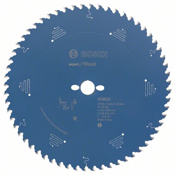 Bosch Pílový kotúč Expert for Wood 355 x 30 x 3,0 mm, 60 1ks 2608644074