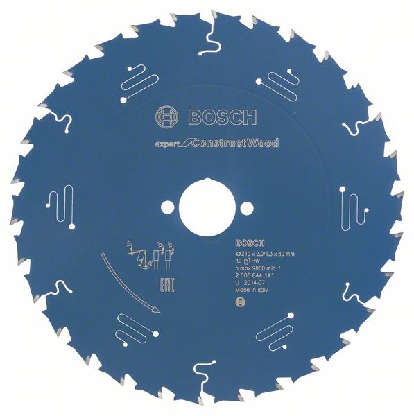 Bosch Pílový kotúč Expert for Construct Wood 210 x 30 x 2,0 mm, 30 1ks 2608644141