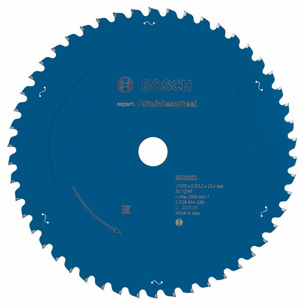 Bosch Pílový kotúč do okružnej píly Expert for Stainless Steel 255 x 25,4 x 2,5 x 50 1ks 2608644286