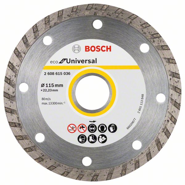 DIA kotúč uni 115x22,23 mm Bosch ECO Turbo 2608615036