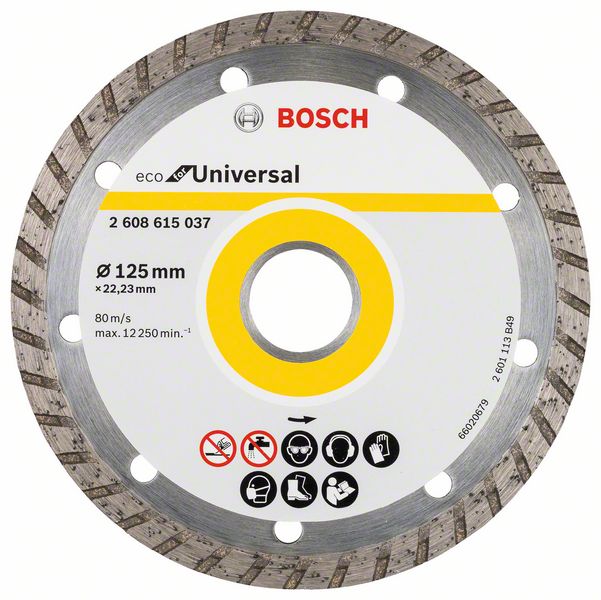 DIA kotúč uni 125x22,23 mm Bosch ECO Turbo 2608615037