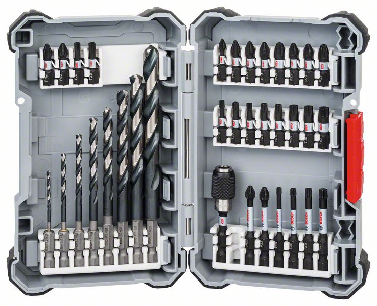 Bosch Súprava vrtákov HSS a skrutkovacích hrotov Impact Control, 35 ks 35ks 2608577148