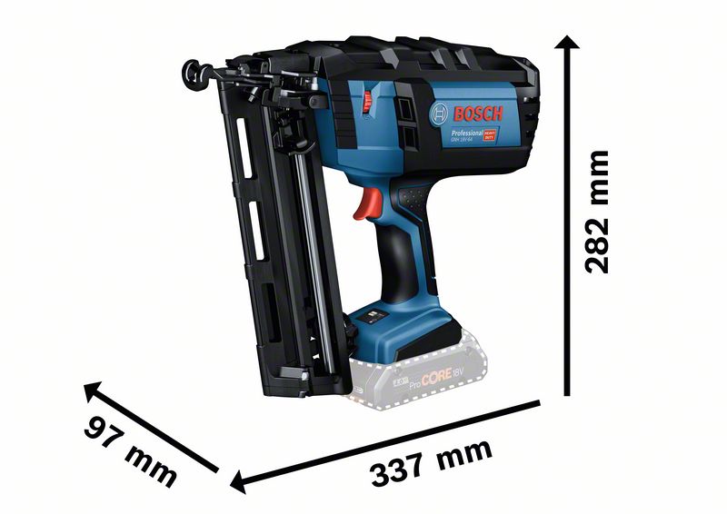 Aku klincovačka Bosch GNH 18V-64 (bez aku)0601481100